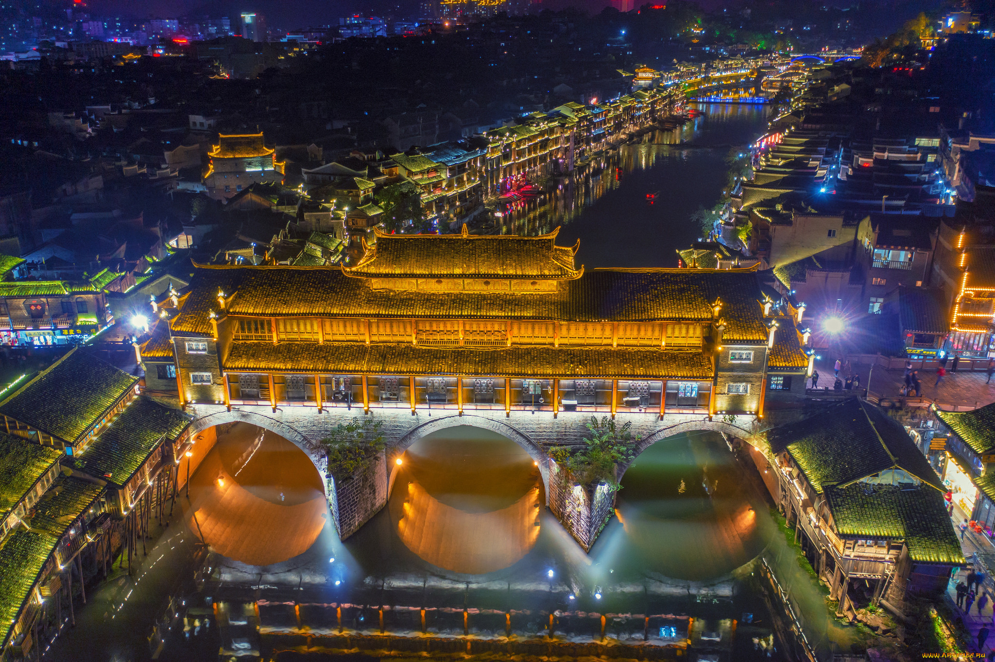 fenghuang ancient town, , -   , 